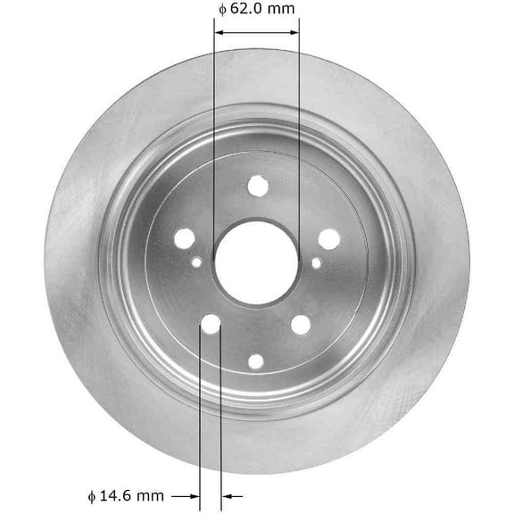 Bendix PRT6001 Premium Brake Rotor