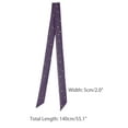 thumbnail image 3 of INSPIRE CHIC Lady Gilding Metallic Shiny Star Neck Scarf Chiffon Skinny Long Hair Band Dark Purple 140x5cm/55.1x2.0 inches(LxW), 3 of 7
