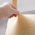 thumbnail image 6 of Skksst Jacquard Armchair Slipcover Wood Arm Single Sofa Zipper Cover Furniture Portector, 6 of 7