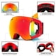 thumbnail image 3 of Gafas de esquí para adultos, gafas esféricas grandes, antivaho de doble capa, 3 of 5