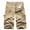 Khaki, variant on Bcfgryg Men's Cargo Shorts Baggy Multi Pocket Five Quarter Mid Length Men's Cargo Shorts With Pockets Beige 29