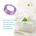 thumbnail image 4 of Gift Wrap Ribbon Wedding Clothes Making Supply Multi-color DIY Craft Accessories Festival Fabric Polyester Ribbons Box Ornaments Purple 113, 4 of 7