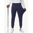 thumbnail image 2 of Pantalones deportivos de golf JWM para hombre, elásticos, con trabillas para cinturón, ajustados, 2 of 6