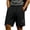 hgg107-Black, variant on Men Swim Trunks Gym Shorts with Mesh Liner Zipper Pocket Quick Dry Breathable for Workout Runing Beach Pool
