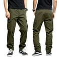 thumbnail image 4 of Tactical Cargo Pants for Men 2025 Outdoor Elastic Waist Drawstring Casual Work Pants with Pockets Mens Trousers, 4 of 7