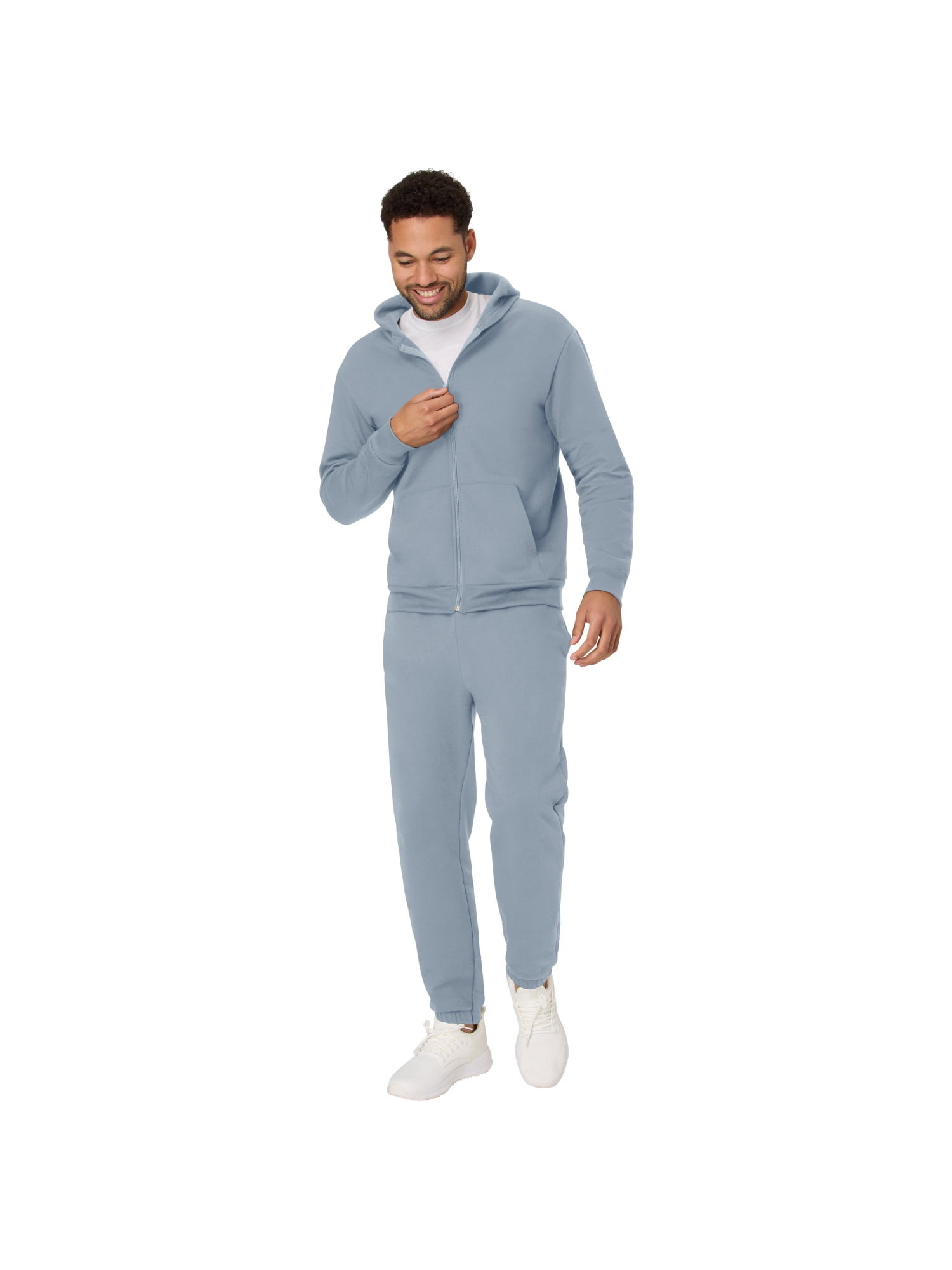 Hanes Men's & Big Men's Essentials Fleece Full-Zip Hoodie Sweatshirt, Sizes S-5XL