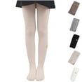 thumbnail image 4 of ZACPNCV Girls Winter Warm Fleece Lined Tights Girls Thick Microfiber Tights White 9-12 Years, 4 of 4