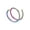 C, variant on Double Hoop Nose Ring For Single Piercing Small Thin 8mm Spiral Nose Jewelry For Women Men