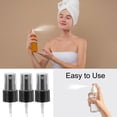 thumbnail image 6 of 12 Pcs Black Spray Top, 20/410 Fine Mist Sprayer Reusable Replacement Spray Bottle Pump Plastic Top, 6 of 6
