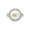 thumbnail image 3 of Gem & Harmony Freshwater Cultured 11-12mm Pearl Ring in Sterling Silver for Women, 3 of 6
