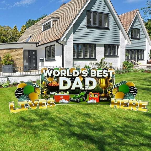 Victory Store World's Best Dad Father's Day Decorations Set 22831