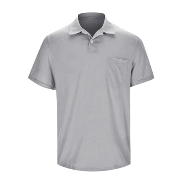 toraway Fall Clothes Men T Shirts Cotton Multi Men's Casual Po Lo Shirts Classic Button Basic Short Sleeve Shirt Solid Color Cotton Tees Stylish Tops S