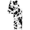 thumbnail image 5 of SCRAWLGOD Cow Print Womens Pajamas for Women Long Sleeve Pj Set Women Loungewear Size XS Crewneck Ladies 2 Piece Outfits Lightweight Women's Pajama with Pockets, 5 of 6