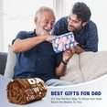 thumbnail image 2 of Fathers Day Birthday Gifts for Dad - Dad Gifts from Daughter Son - Christmas Valentines Day Presents for Father Who Have Everything - Best Daddy Ever Blanket - Throw Blanket 50"x60" Blue, 2 of 6