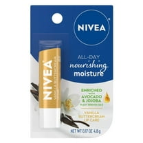 Nivea Lip Care Vanilla Butter Cream 0.17 Ounce Carded (Pack of 6)