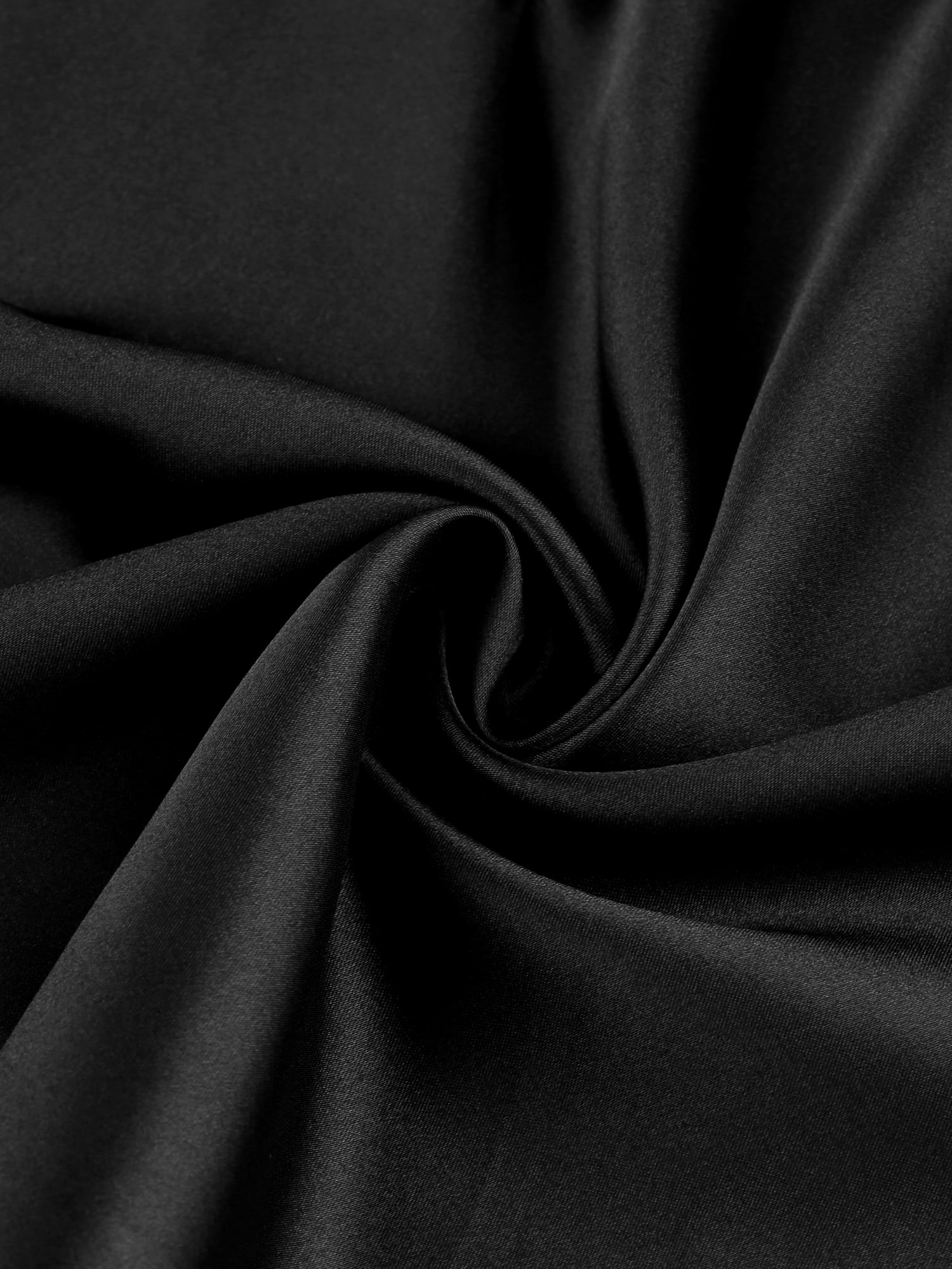 DARING DIVA Women's Spaghetti Strap V Neck Lace Mini Satin Slip Dress XS Black