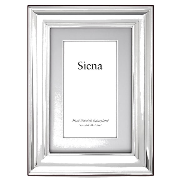 Siena Classic Plain Frame Silver 8x10