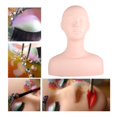 thumbnail image 5 of Práctica de maquillaje, masaje multifunción, maquillaje, cabeza de maniquí, modelo de cabeza, apariencia llamativa, 5 of 5