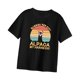 thumbnail image 4 of Camisetas con cuello redondo para mujer, ropa de calle, camisetas suaves de verano, camisetas de manga corta para deportes, viajes en la calle, compra Negro, 4 of 8