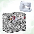 thumbnail image 4 of HELLHERO Leopard Print Pattern Dust Cover for Sewing Machine Waterproof Material Pocket and Handle and Handle for Singer and Brother Sewing Machine, 4 of 8