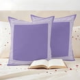 thumbnail image 3 of Purple Abstract Art Pillow Covers 2 Pack Geometric Greek Key Country Farm Pillowcase Waterproof Outdoor Throw Pillow Cover for Patio Garden Square Cushion 26”x26”, 3 of 9