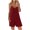 Wine jumpsuits for women, variant on Wycnly Womens Jumpsuits Casual Solid Pocket Pleated Wide Leg Spaghetti Strap Short Jumpsuits Trendy Plain V-Neck Sleeveless Mini Summer Rompers Khaki xxxxxl