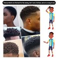 thumbnail image 6 of 2-Pack Hair Sponge Brush for Twists & Dreads – Magic Curl Sponge for 360 Waves, Afro Curls & Coils – Twist Tool for Black Men, Women & Short Natural Hair – Barber Grade Styling Sponge Set, 6 of 7