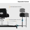 thumbnail image 6 of Reclining Pedicure Chair with Foot Bath, No Plumbing Spa Pedicure Station for Nail Tech, 360° Swivel Adjustable Pedicure Unit with Stool, 6 of 10