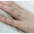 thumbnail image 3 of CZ Diamond Dainty Stacking Eternity Band Ring Minimalist Ring 925 Sterling Silver Rose Gold Plated Gemstone Jewelry For Women Gift, 3 of 5