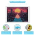 thumbnail image 3 of Diamond Art Kits for Adults, Neon Sunset Cyberpunk CityscapeDiamond Painting Kits for Beginners, Frameless Round 5D Full Drill Diamonds Art Pictures Gem Art Crafts Home Decor Gifts, 3 of 8