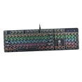 thumbnail image 1 of mecánico para juegos LED Gaming retroiluminado 104 Anti-Ghosting negras de respuesta rápida Control multimedia para PC y Sunnimix Teclado del juego, 1 of 8