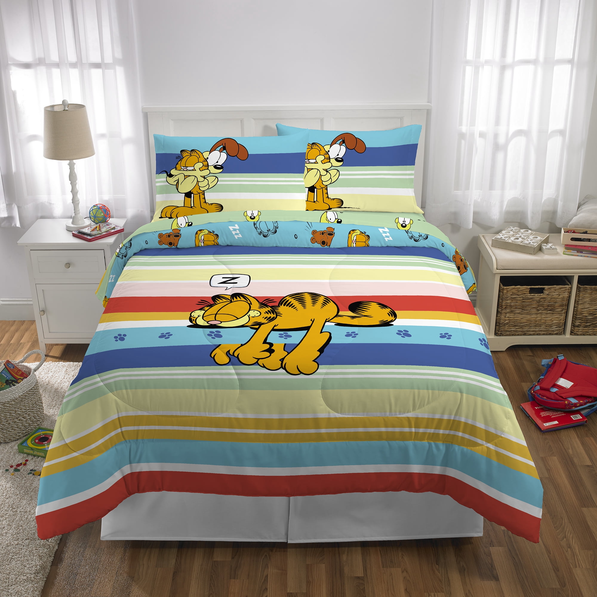 Garfield Kids Full Bed in a Bag, Comforter and Sheets