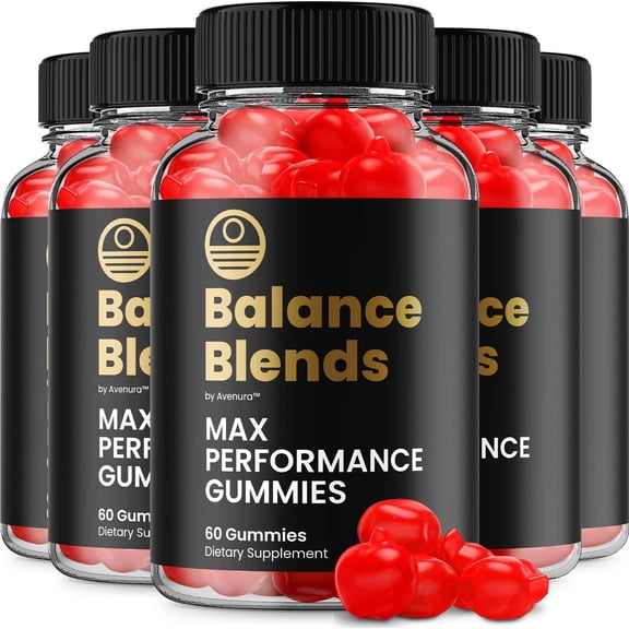 Balance Blends ACV Gummies Supplement – BalanceBlends ACV Gummy Apple Cider Vinegar 1000MG, 5 Pack, 300 Gummies