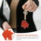 thumbnail image 3 of unbranded Llavero Colgante De Hoja De Arce Roja En Metal Para Y Accesorios Decorativos, 3 of 6