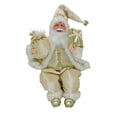 thumbnail image 1 of Papá Noel de 35 cm con postura sentada, adornos de Papá Noel, escena navideña, decoraciones para muñecas, regalos de Navidad, 1 of 5