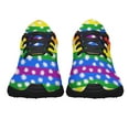 thumbnail image 5 of Rainbow Pride Shoes Men Women Fashion LGBT Sneakers Adult Lightweight Breathable Running Shoes Black Size 10.5, 5 of 7