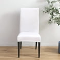 thumbnail image 3 of DYStyle Spandex Stretch Solid Banquet Chair Cover Wedding Party Decor Dining Room Seat Slipcover Furniture Protector, 3 of 5
