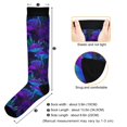 thumbnail image 3 of FORMRS Womens Knee High Socks Casual Long Thick Travel Daily Wear, 1 Pair, Dark Mushrooms Pattern, 3 of 6