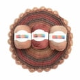 thumbnail image 1 of Yangee Dyed Rainbow Wool Thread Handmade Diy Crochet Fine Shawl Hat Scarf Woolen Thread Yarn, 1 of 2