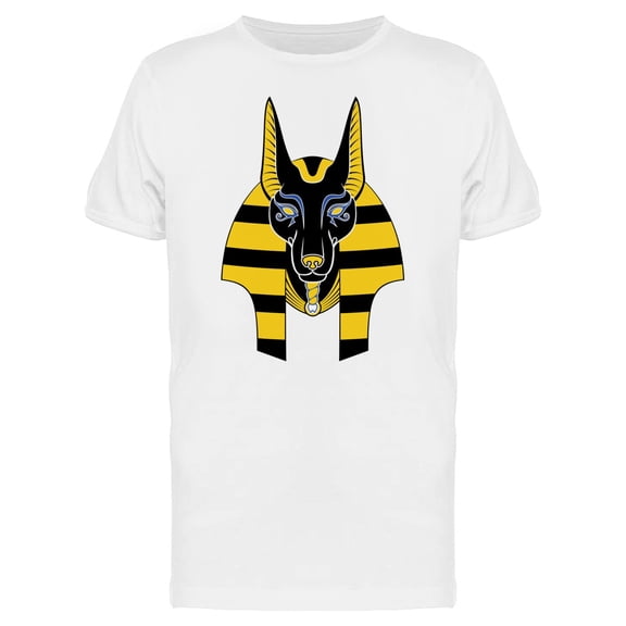 Yellow Anubis Comic Style T-Shirt Men -Image by Shutterstock, Male 4X-Large