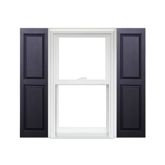 Homeside Raised Panel Vinyl Shutters (1 Pair)
