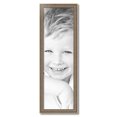 thumbnail image 2 of ArtToFrames 11" x 36" Aged White Gold Picture Frame, 11x36 inch Silver Wood Poster Frame (WOM-2036),  Pack, 2 of 7