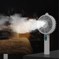 thumbnail image 2 of Ventilateur Portatif Rechargeable 2000 mAh Ventilateur Portatif Rechargeable avec Support 3 Pulvérisations Réglables Ventilateur Personnel Blanc, Ventilateur Personnel Portatif, 2 of 5