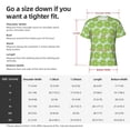 thumbnail image 4 of Naloa Green Lemon Slices Men's T-Shirt Sport T-shirt Men's Basic Tee Casual Men's Shirt, Round Neck, Short Sleeves - XX-Large, 4 of 5
