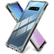Storm Buy Shockproof Bumper Case for Samsung Galaxy S10 Plus SM-G975, Clear