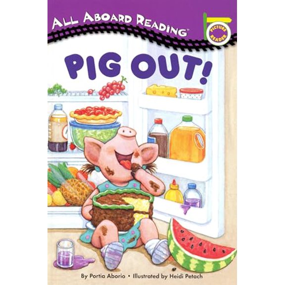 Pre-Owned Pig Out! (All Aboard Reading), 9780448412948, 0448412942, Paperback,