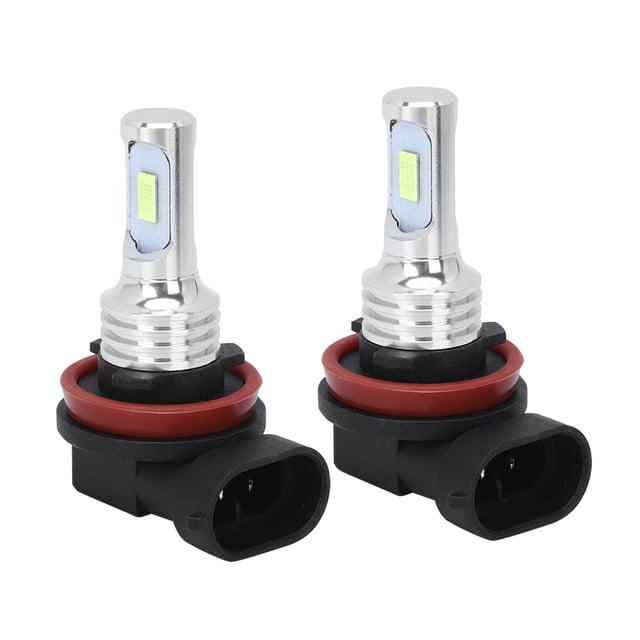 2 uds H8/H11 80W 8000K LED bombilla de luz antiniebla lámpara azul hielo 12-24V Universal Jadeshay A