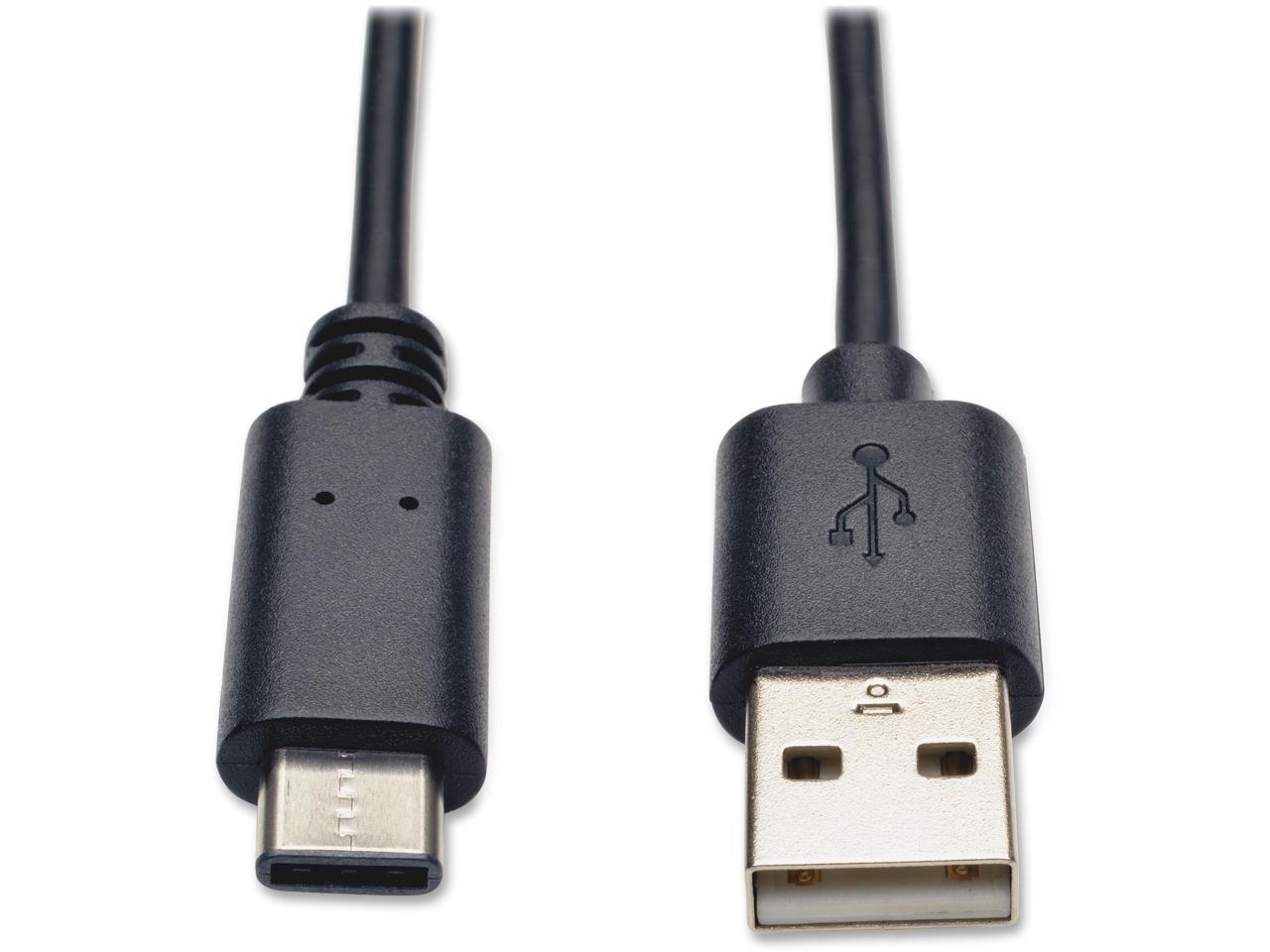 Tripp Lite USB 2.0 Hi-Speed Cable (A Male to USB Type-C Male), 3-ft. - image 2 of 15