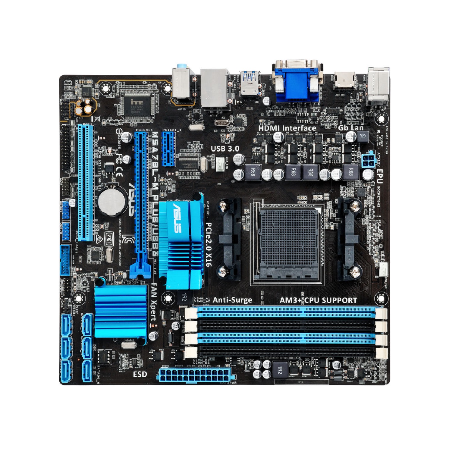 Asus M5A78L-M Plus/Usb3 Motherboard - M5A78L-M PLUS/USB3 - image 3 of 4