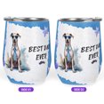 thumbnail image 2 of Happy Father's Day Best Italian Greyhound Cool Dad Ever 12oz Stainless Steel Wine Tumbler Insulated Cup with Lid Greyhound Dog Lover - 12007, 2 of 5